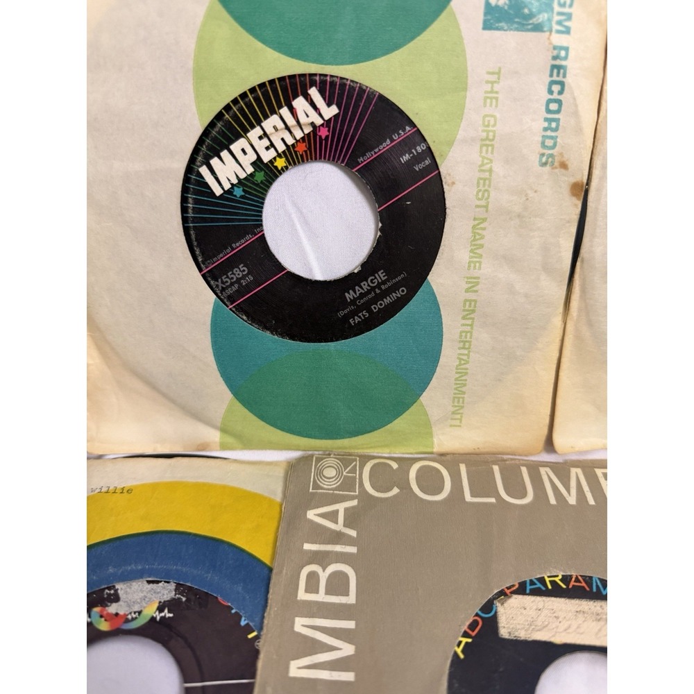 Vintage Fats Domino Vinyl 45s Imperial ABC Paramount Record Albums A Lot Of 16 - Picture 2 of 8